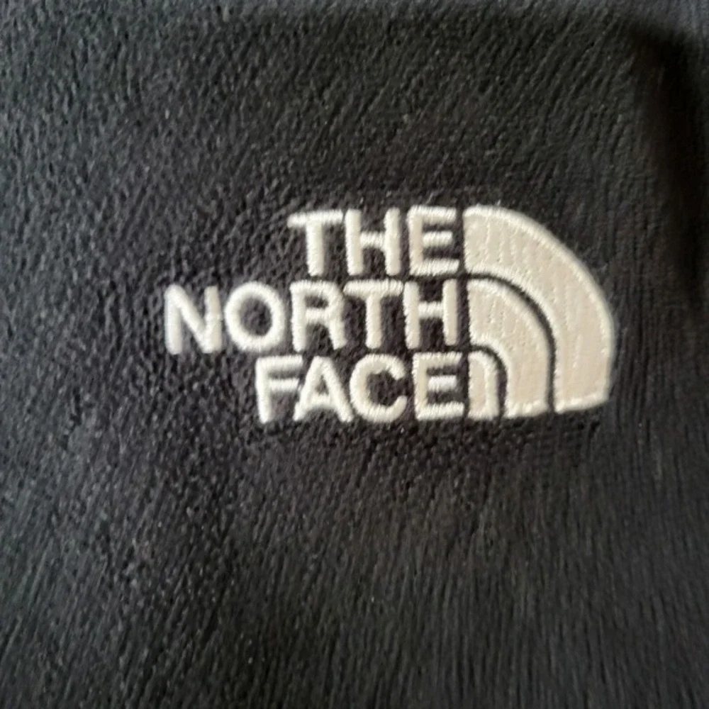 The North Face Men Sweatshirt Small Black Fleece 1/2 Zip Logo Mock Neck Pullover